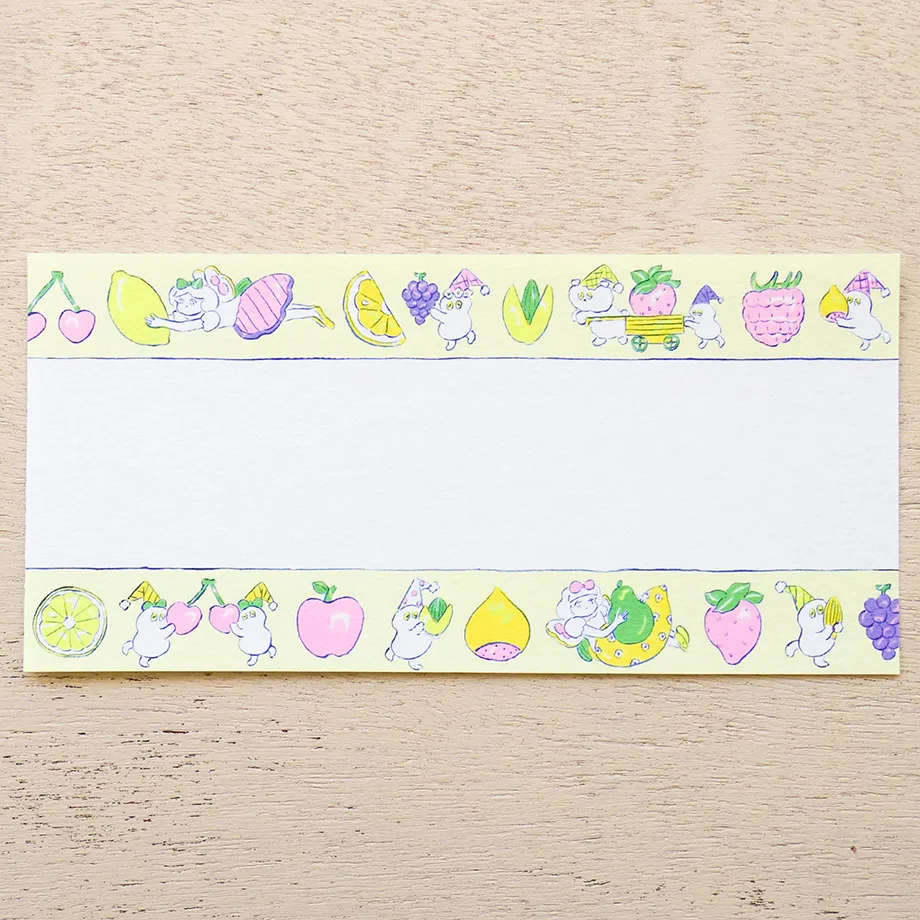 Cozyca Heisuke Kitazawa Notepad - Fruit