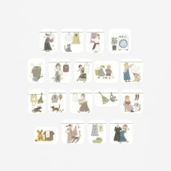 Bande Masking Roll Sticker - Laundry Time - Cat and Me - All Designs