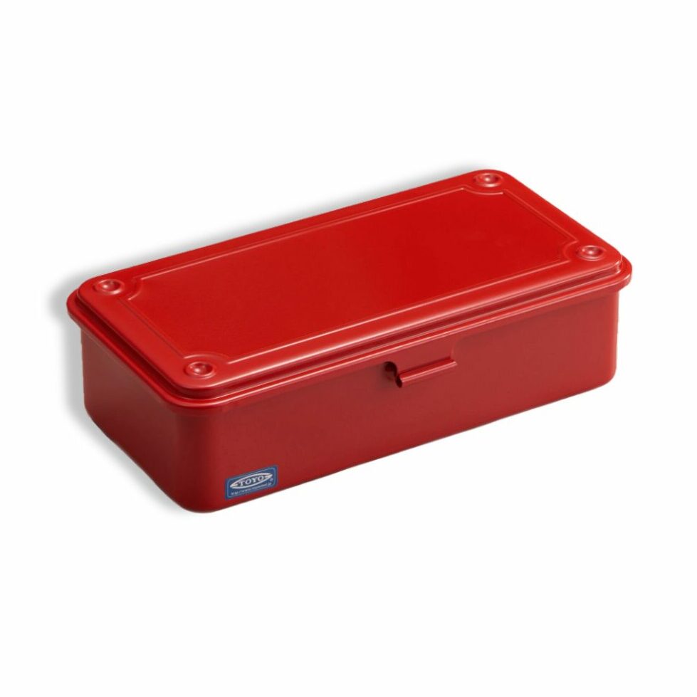 Toyo Steel Trunk Shape Toolbox T-190 Red