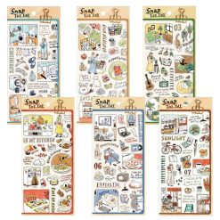 Mind Wave Snap The Day Stickers (6 designs)