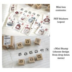 Black Milk Project Neko Mail - Mini Box Stickers + Stamp - Image 15