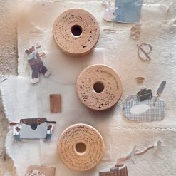 Nove a.round 3 Rubber Stamps (3 designs)