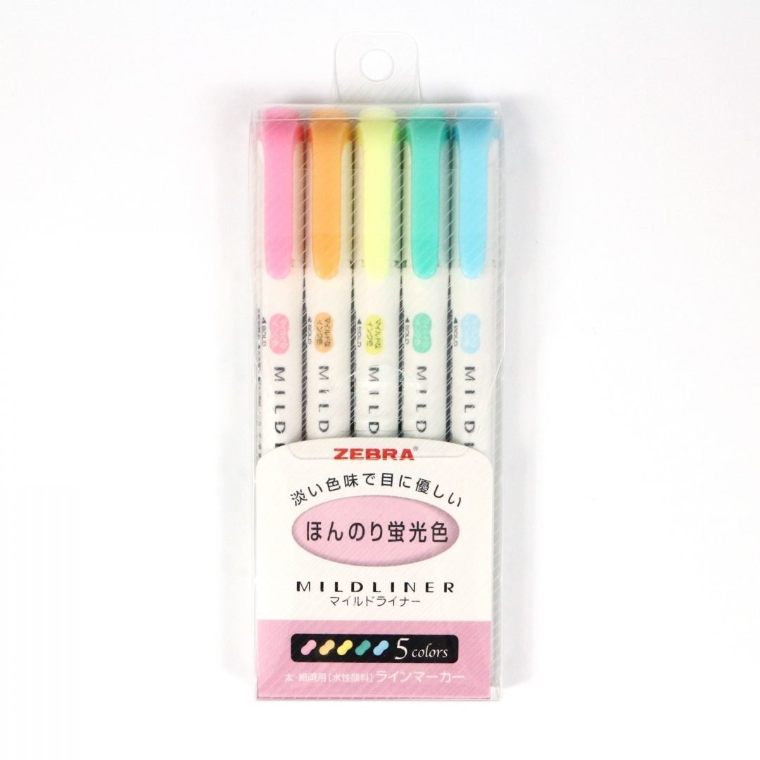Zebra Mildliner Mild Neon Set