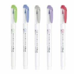Zebra Mildliner Twin Tip Brush Pen - Cool and Refined Set - Image 2
