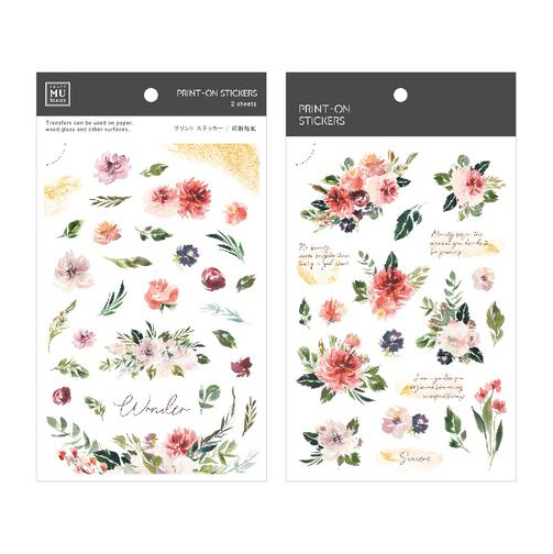 MU Print-On Stickers - Wonder Garden