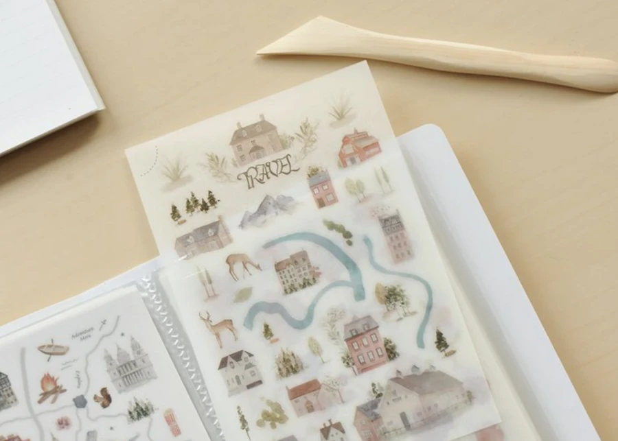 MU Storage Album for Print-On Stickers - Light Purple (NEW COLOUR) - Image 3