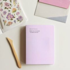 MU stickers storage album lilac purple