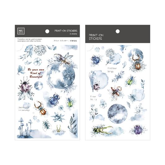 MU Print-On Stickers - Full Moon Night