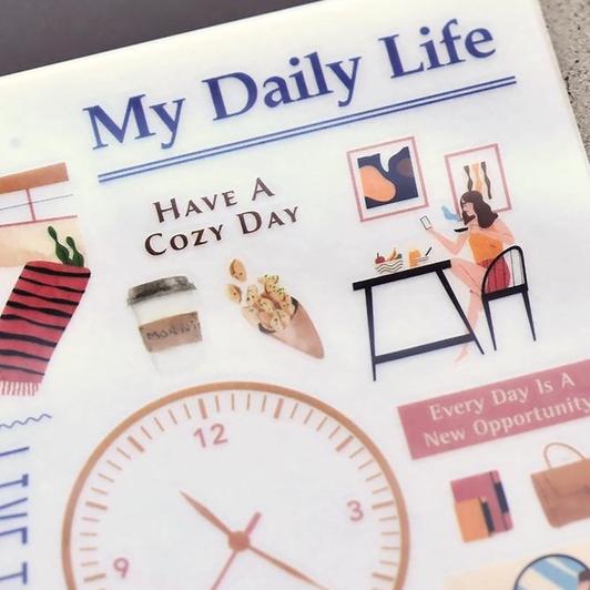 MU Print-On Stickers - Daily Life
