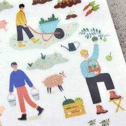 MU Print-On Stickers - Farmers Market