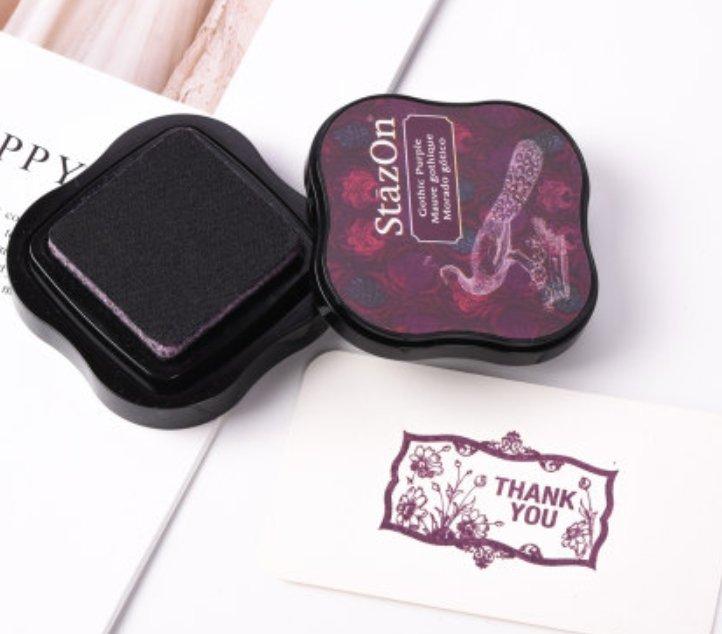 Tsukineko StazOn Midi Ink Pad - Gothic Purple - Image 2