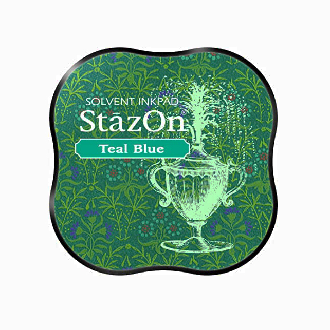 Tsukineko StazOn Midi Teal Blue