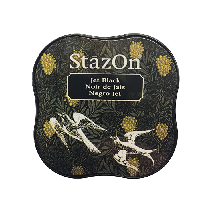 Tsukineko StazOn Jet Black Midi Ink Pad
