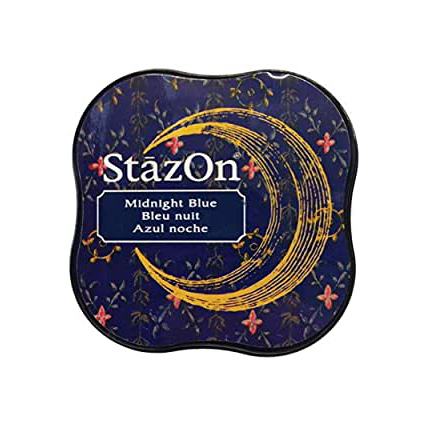Tsukineko StazOn Midnight Blue Midi Ink Pad