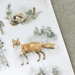 Mu Print On Stickers Forest Mist