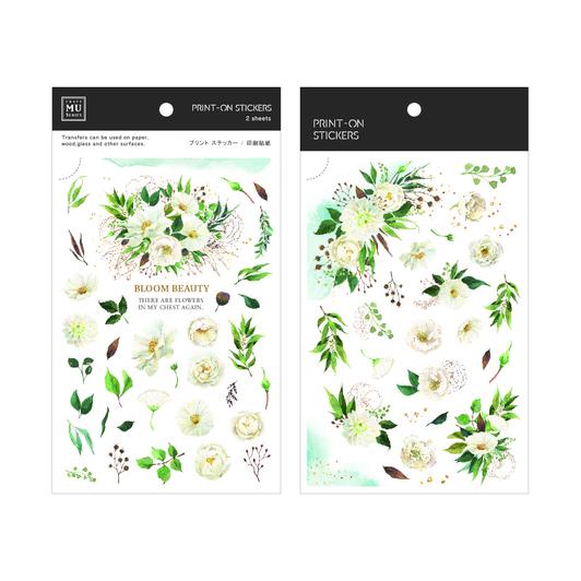 MU Print-On Stickers - Blooming
