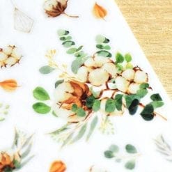 MU Print-On Stickers - Cotton Flowers and Greenery