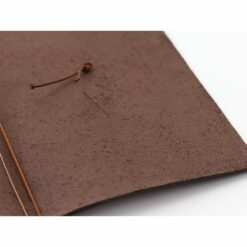 Traveler's Company Notebook Standard Size Brown Cover