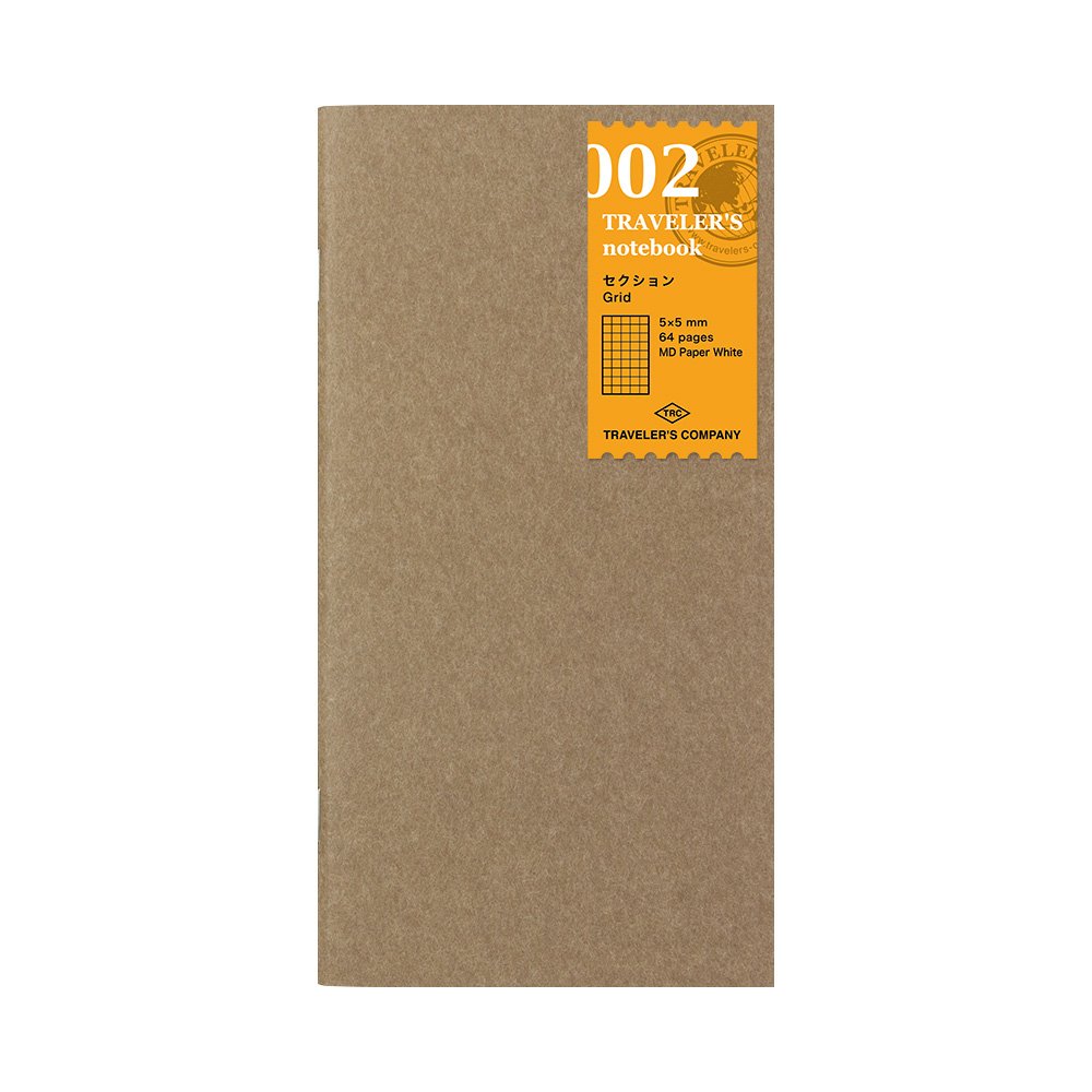 TRAVELER'S Company Notebook Refill 002 - Grid