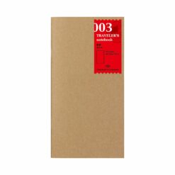 TRAVELER'S Company Notebook Refill 003 - Blank