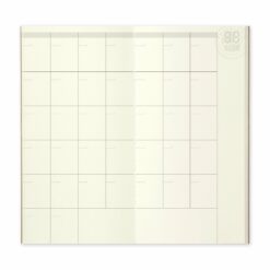 TRAVELER'S Notebook Refill 017 - Free Diary (Monthly)