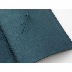 Traveler's Notebook Leather Cover Blue by Traveler's Company Japan inside cover
