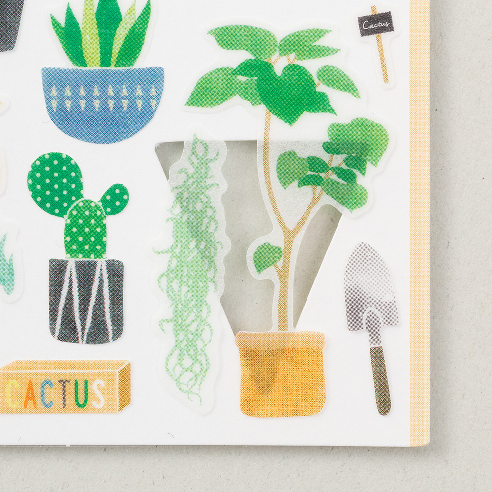 Midori Sticker 2377 Marché Cactus