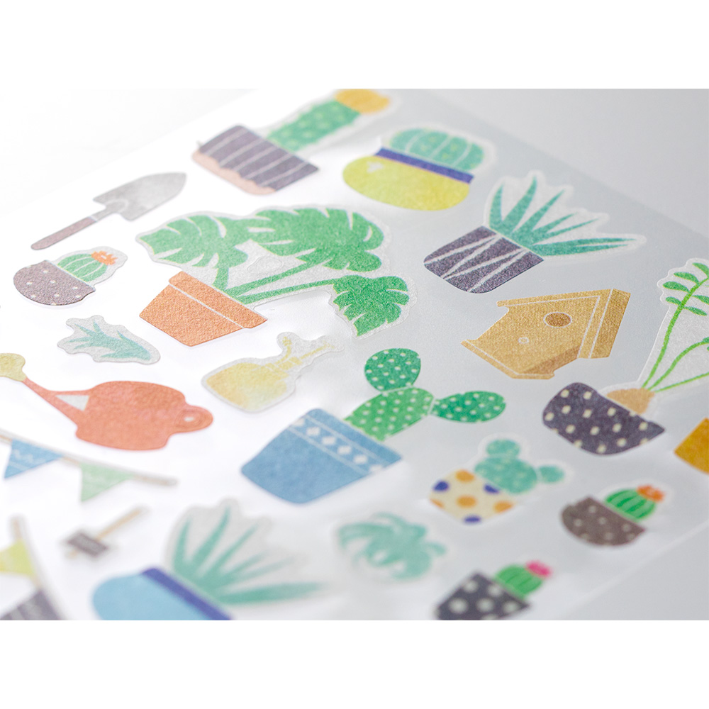 Midori Sticker 2377 Marché Cactus