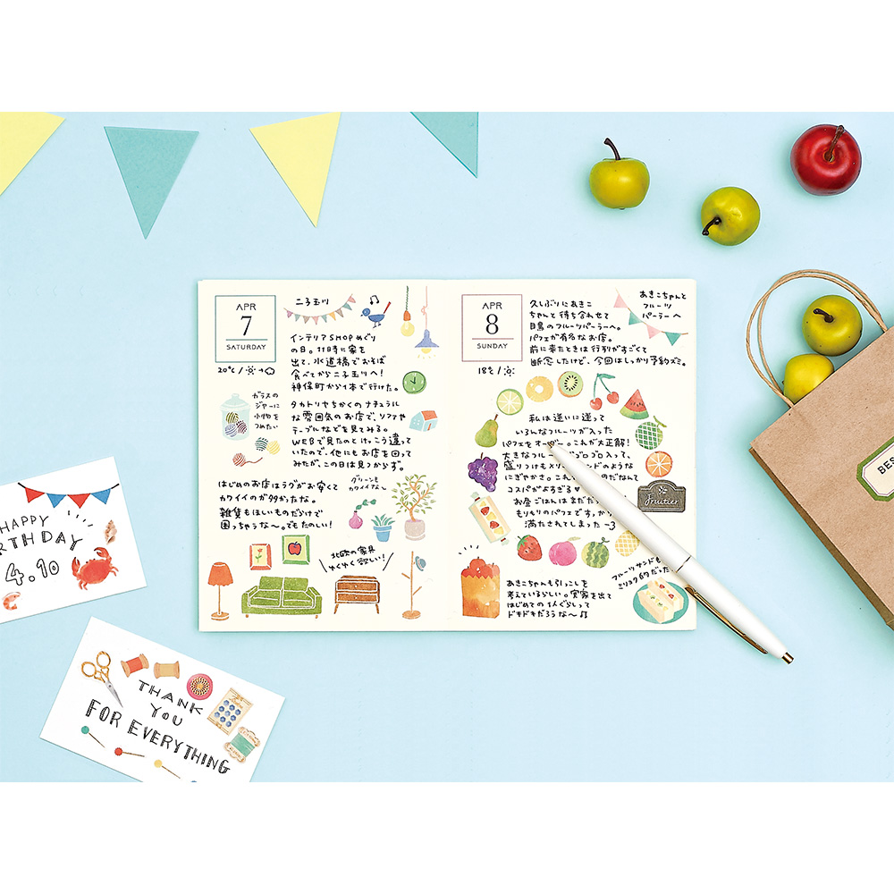 MIDORI STICKER 2380 MARCHÉ STATIONERY