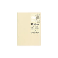 TRAVELER'S Notebook Passport Size Refill 006 - Free Diary, Monthly