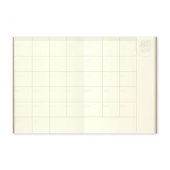 TRAVELER'S Notebook Passport Size Refill 006 - Free Diary, Monthly - Image 3