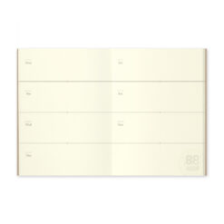 TRAVELER'S Notebook Passport Size Refill 007 - Free Diary, Weekly