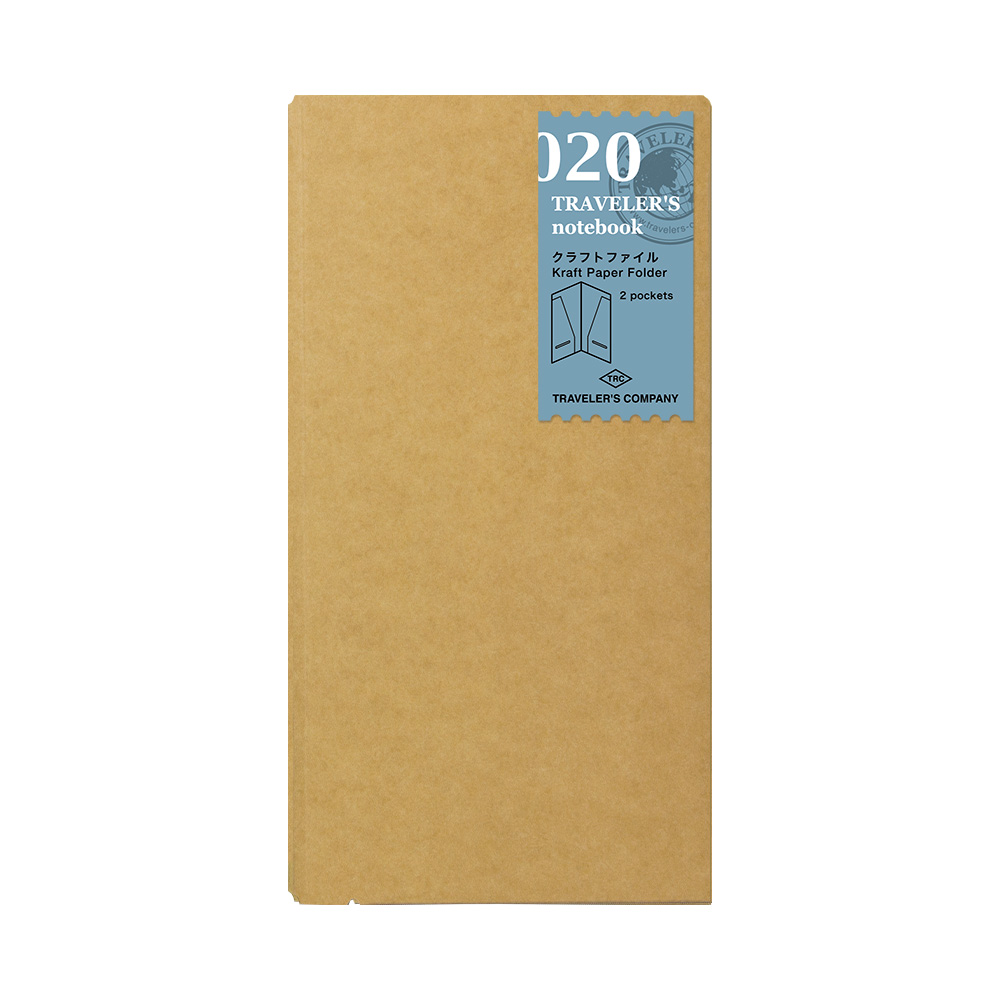 TRAVELER’S Notebook Refill 020 - Kraft Paper Folder