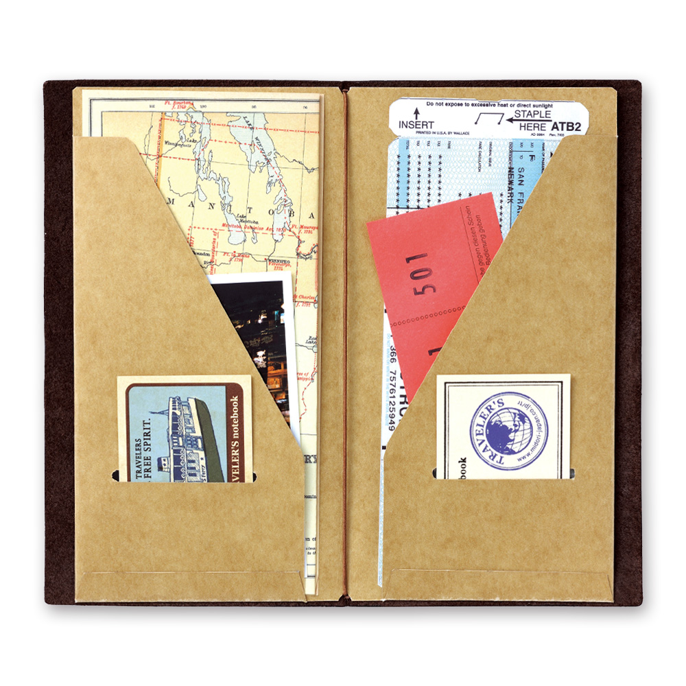 TRAVELER’S Notebook Refill 020 - Kraft Paper Folder - Image 3