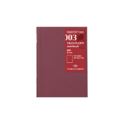 TRAVELER'S Notebook Passport Size Refill 003 - Blank MD Paper