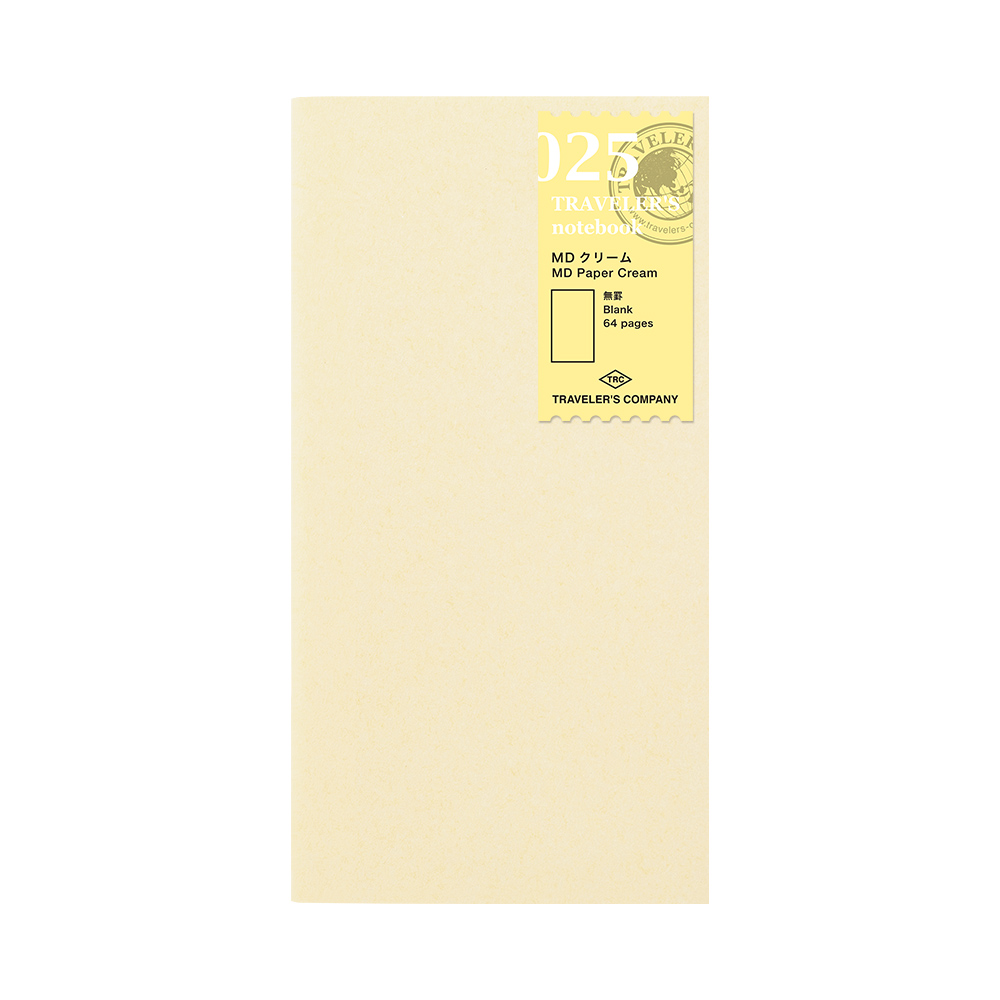 TRAVELER'S Notebook Refill 025 - MD Paper Cream