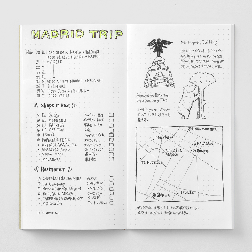 TRAVELER'S Notebook Refill 026 - Dot Grid - Image 4