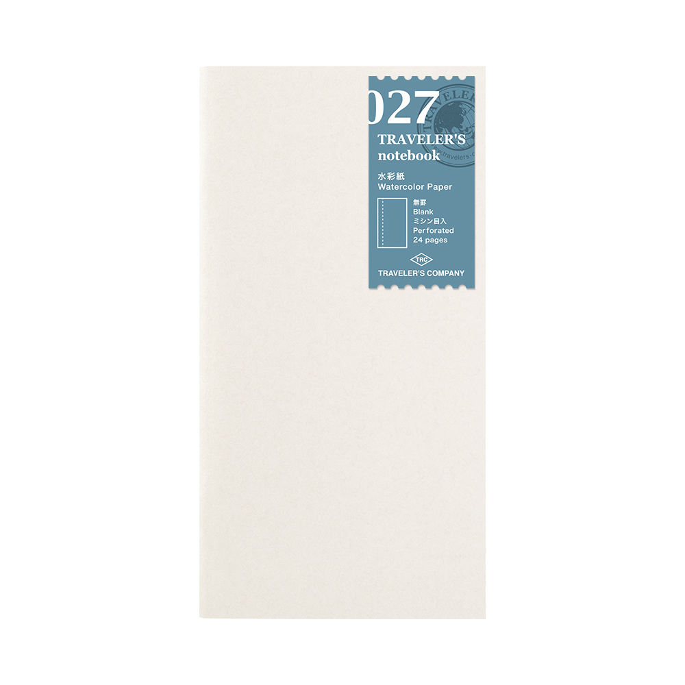 TRAVELER'S Notebook Refill 027 - Watercolor Paper