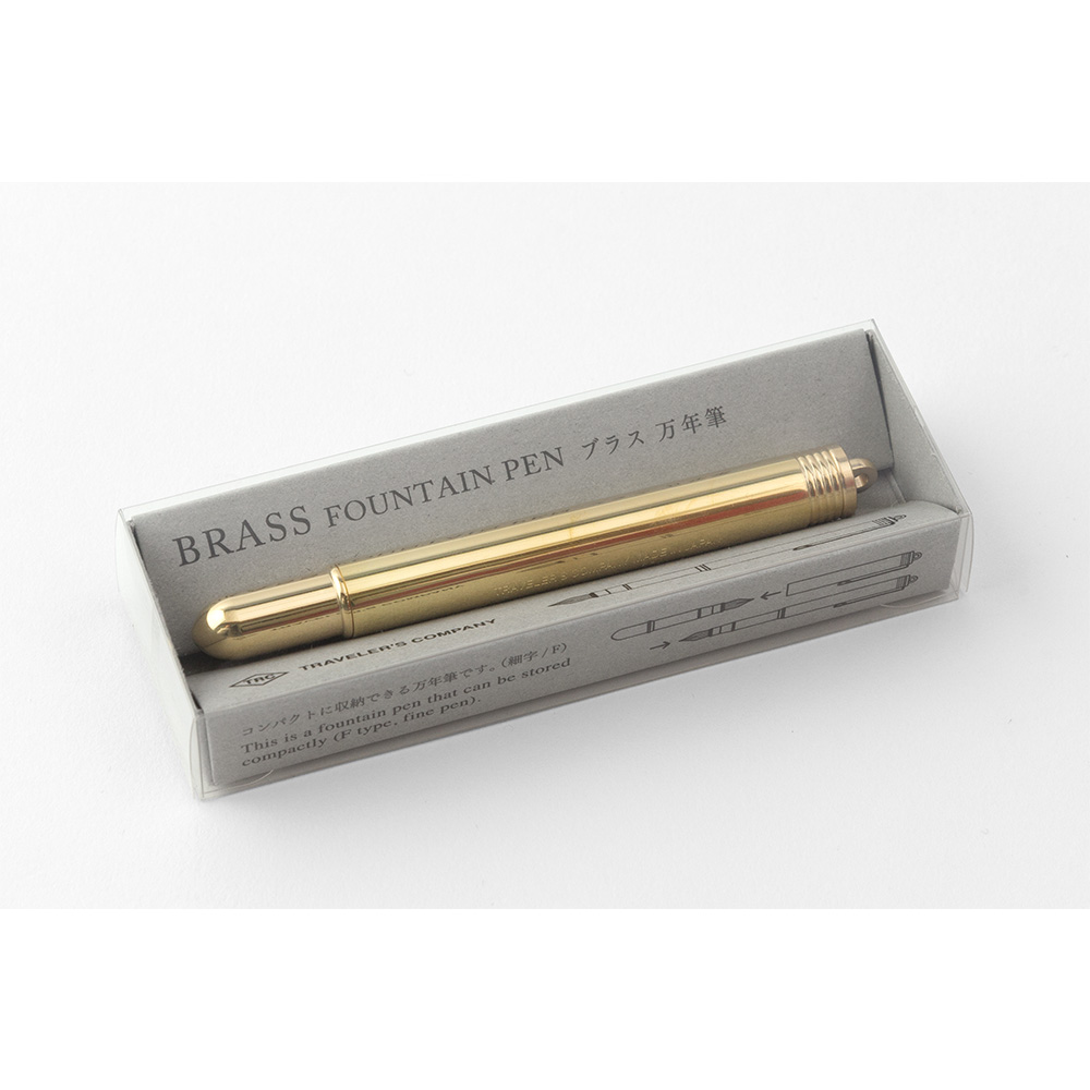 TRAVELER'S Company Brass Fountain Pen