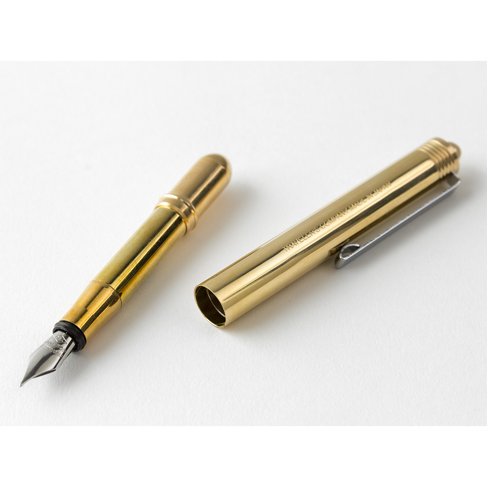 TRAVELER'S Company Brass Fountain Pen
