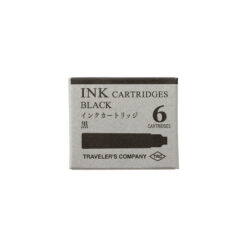 TRAVELER'S Company Ink Cartridges for Brass Fountain Pen and Rollerball Pen