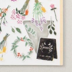 Midori Sticker Marché Dried Flower 2375
