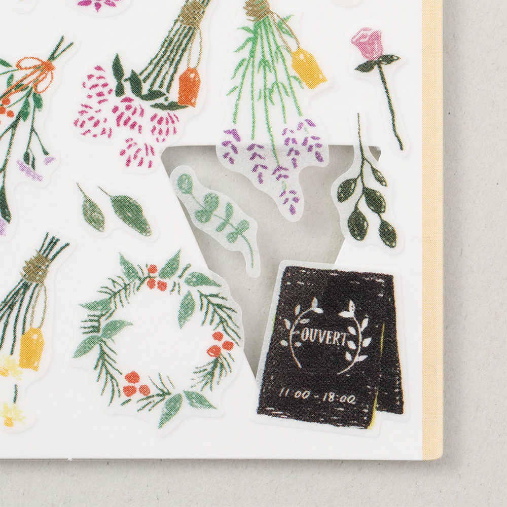 Midori Sticker Marché Dried Flower 2375