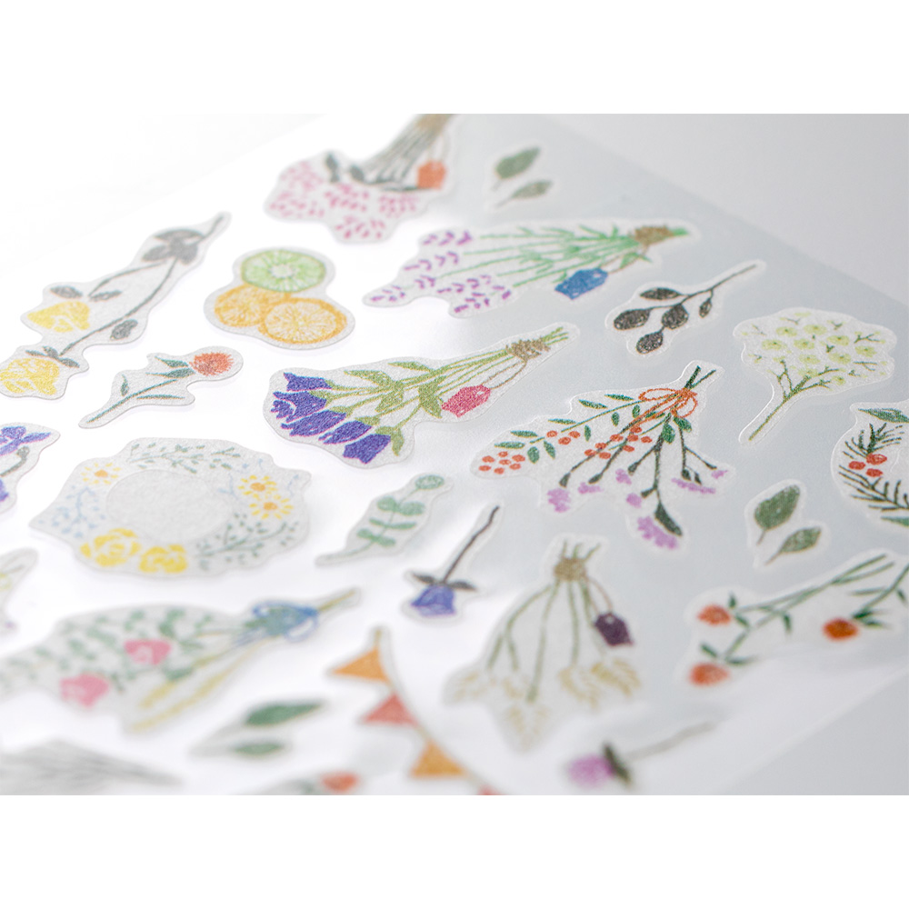 Midori Sticker Marché Dried Flower 2375