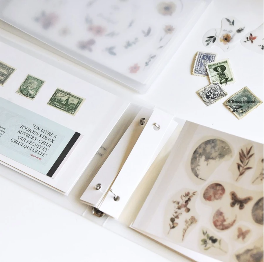 MU print-on stickers stockbook storage album