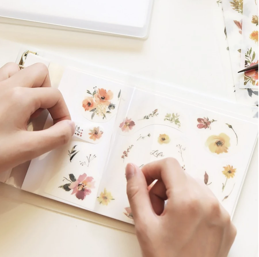 MU print-on stickers stockbook storage album