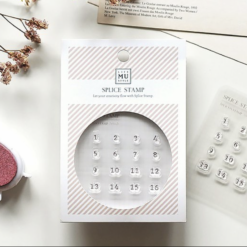 MU My Icon Clear Stamp Set No. 00 Calendar