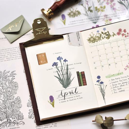 MU Print-On Stickers - Flower Encyclopedia