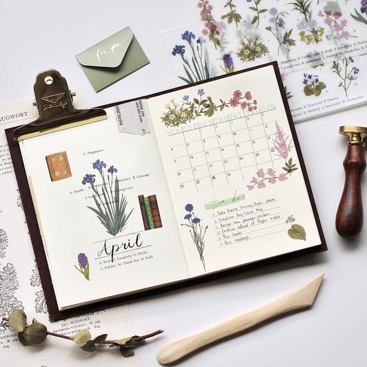 MU Print-On Stickers - Flower Encyclopedia