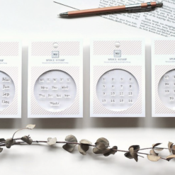 MU My Icon Clear Stamp Set No. 00 Calendar